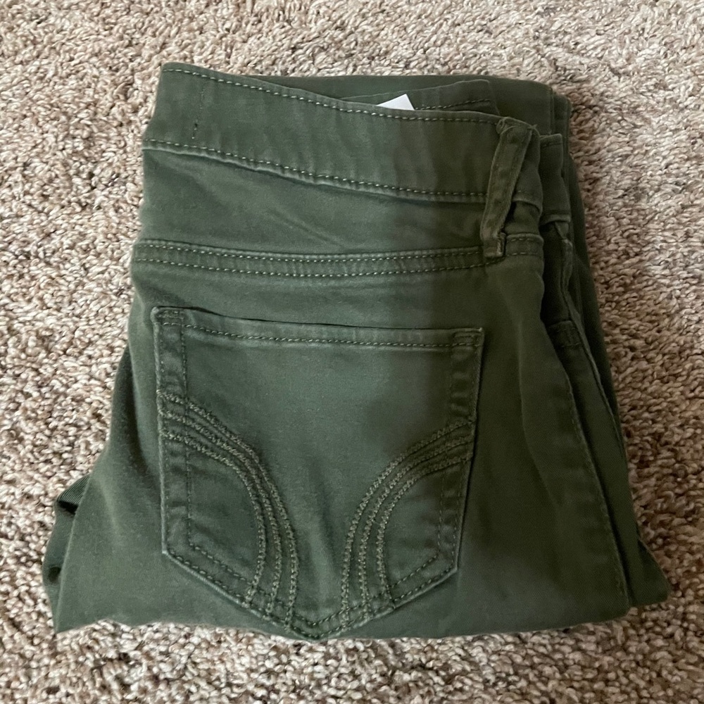 Hollister Green Skinny Jeans